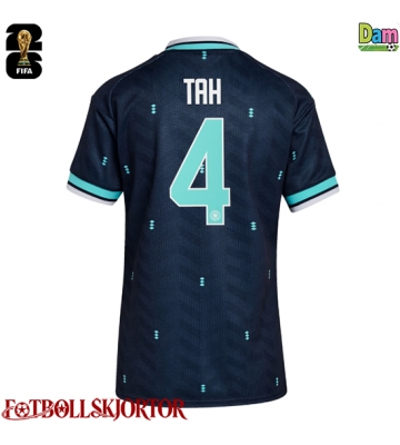 Tyskland Jonathan Tah #4 Bortatröja Dam VM 2026 Kortärmad